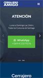 Mobile Screenshot of cerrajeroamigo.cl
